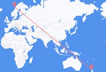 Flights from Auckland, New Zealand to Røst, Norway