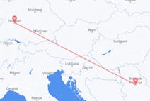 Flyreiser fra Stuttgart, Tyskland til Beograd, Serbia