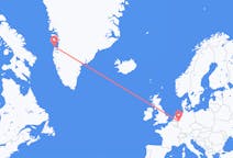 Flyrejser fra Aasiaat, Grønland til Düsseldorf, Tyskland