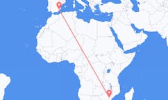 Vluchten van Chimoio, Mozambique naar Murcia, Spanje
