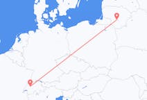 Voos de Kaunas, Lituânia para Berna, Suíça