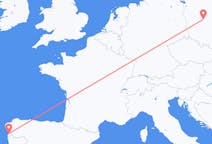 Flyg från Poznan, Polen till Vigo, Spanien