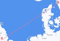 Flyreiser fra Göteborg, Sverige til Nottingham, England