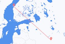 Flyreiser fra Moskva, Russland til Vasa, Finland