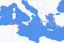 出发地 阿尔及利亚出发地 安纳巴目的地 希腊希俄斯的航班