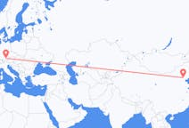 Flyg från Peking, Kina till München, Tyskland