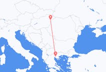 Vuelos de Debrecen, Hungría a Salónica, Grecia