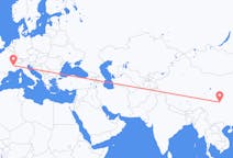 出发地 中国出发地 绵阳市目的地 法国格勒诺布尔的航班