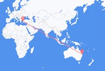 Vols de Brisbane, Australie à Izmir, Turquie