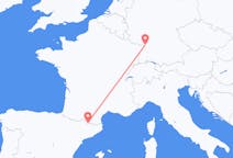 Flyrejser fra Andorra la Vella, Andorra til Karlsruhe, Tyskland
