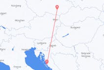 Flüge von Brünn, Tschechien nach Zadar, Kroatien