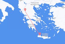Flights from Ioannina, Greece to Chania, Greece