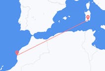 Flyreiser fra Essaouira, Marokko til Cagliari, Italia