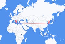 Flyreiser fra Jeju City, Sør-Korea til Malta, Malta