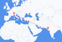 Flyreiser fra Jamnagar, India til Genova, Italia