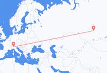 Fly fra Krasnojarsk til Milano