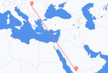 Flyreiser fra Najran, Saudi-Arabia til Timișoara, Romania
