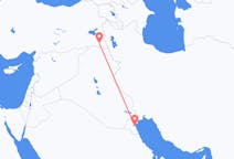 Vols depuis la ville de Koweït vers la ville de Hakkari