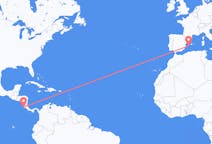 Flights from Nosara, Costa Rica to Ibiza, Spain
