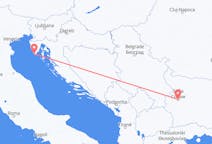 Flyreiser fra Pula, til Sofia