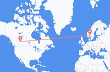 Flights from Edmonton to Oslo