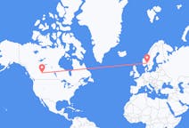 Flights from Edmonton, Canada to Oslo, Norway