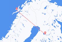 Fly fra Stokmarknes til Kajaani