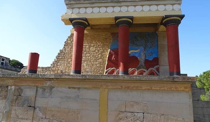 PRIVATE-Knossos Palace- Old Wind Mills- Traditional Villages 