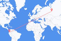 Flights from Quito, Ecuador to Nizhnevartovsk, Russia