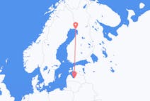 Vluchten van Riga, Pescara, Letland naar Kemi, Finland