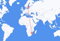 Flights from Richards Bay, South Africa to Gdańsk, Poland