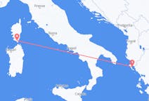 Flyg från Figari, Frankrike till Korfu, Grekland