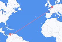 Flyrejser fra Bucaramanga, Colombia til Paris, Frankrig