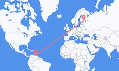 Flüge von Barcelona, Venezuela nach Lappeenranta, Finnland