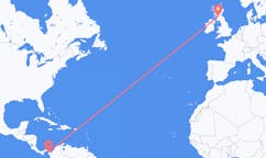 Vluchten van La Palma (ort i Mexiko, Guanajuato, Salamanca) naar Glasgow