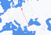 Flights from Bursa, Turkey to Warsaw, Poland