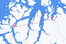 Flyg från Sørkjosen till Tromsö