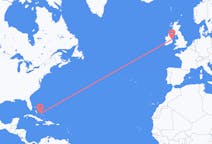 Flyg från George Town, Bahamas till Dublin, Irland