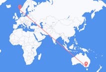 Flyrejser fra Melbourne, Australien til Florø, Norge