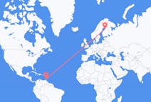 Flights from St George's, Grenada to Oulu, Finland