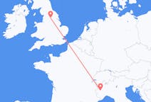 Flyrejser fra Leeds, England til Torino, Italien