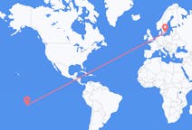 Flyrejser fra Fakarava, Fransk Polynesien til Ronneby, Sverige