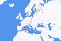 Flights from El Oued to Helsinki