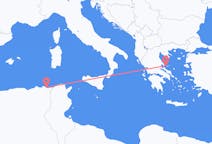 出发地 阿尔及利亚出发地 安纳巴目的地 希腊斯基亚索斯的航班
