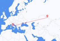 Flyrejser fra Pavlodar, Kasakhstan til Rom, Italien