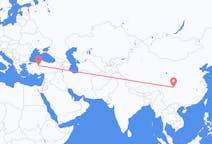 Flüge von Chengdu, China nach Ankara, die Türkei