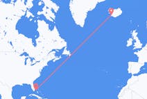 出发地 巴哈马出发地 比米尼目的地 冰岛雷克雅未克的航班