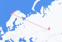 Flyg från Novosibirsk till Narvik