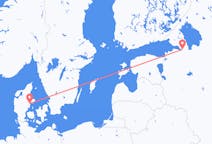 เที่ยวบิน จาก เซนต์ปีเตอร์สเบิร์ก, รัสเซีย ไปยัง ออร์ฮูส, เดนมาร์ก