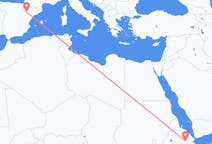 Flüge von Semera, Äthiopien nach Zaragoza, Spanien